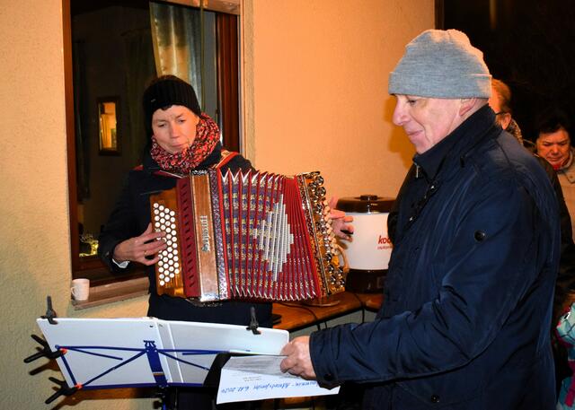 Musikerin Erika Schneider und Robert Mayer | Foto: Walter Trettwer
