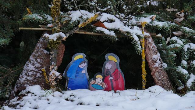 Der Weihnachtsweg in Stadtallendorf soll auf Weihnachten einstimmen. | Foto: Dr. Wolfgang Klenner