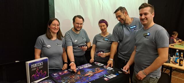 Jasmin, Sven, Martina, Andreas und Dominik (von links) von der Apex Ideenschmiede 