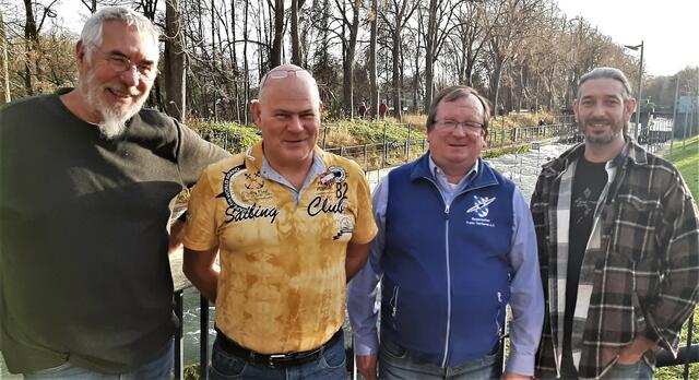 von links BKV Bezirk Schwaben Vorstand Udo Imminger-Ralf Schmid/Kassenwart-Oliver Bungers/BKV Präsident-Sebastian Imminger/Kassenprüfer | Foto: Marianne Stenglein
