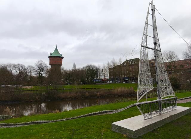 Der Wasserturm im Zentrum von Cuxhaven | Foto: Shima Mahi