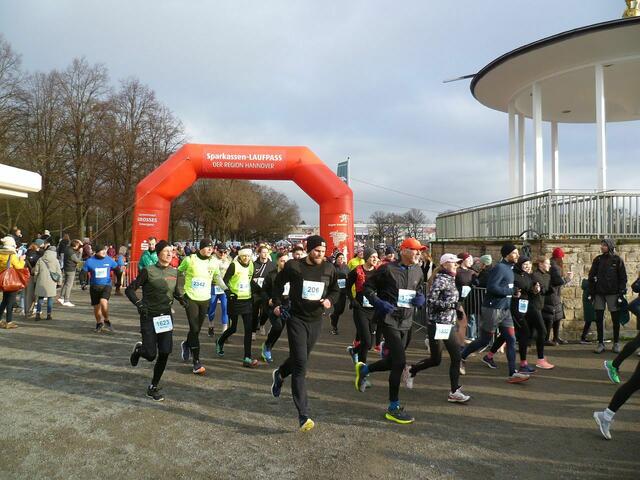 Sekunden nach dem Start.
