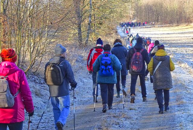fast eine Völkerwanderung!