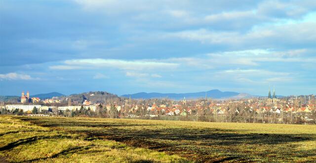 Blick von Bicklingswarte auf Quedlinburg