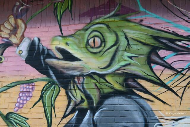 Graffitis in Hannover (Foto: Katja Woidtke)

Tierisches von Linus Müller an der Rampenstraße in Linden | Foto: Katja Woidtke