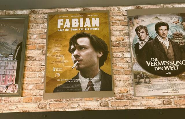 Plakate von Filmen, die ganz oder  teilweise  in Görlitz gedreht wurden. Gesehen habe ich die hier gezeigte Auswahl in einer Bäckerei der Stadt. 