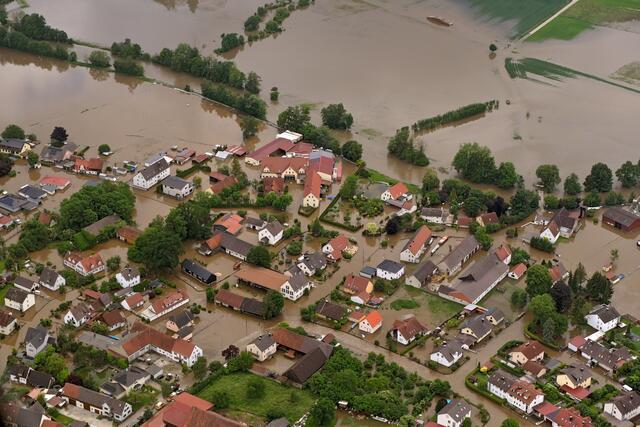 Das Hochwasser 2024 traf die Gemeinde Nordendorf schwer | Foto: Gemeinde Nordendorf