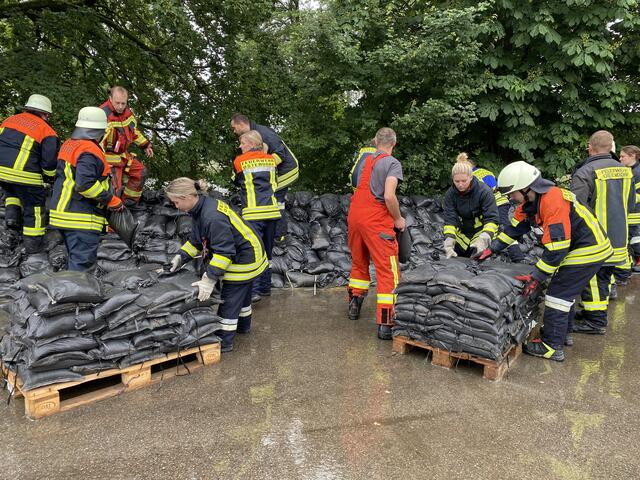 Großer Einsatz der Helfer | Foto: Gemeinde Nordendorf