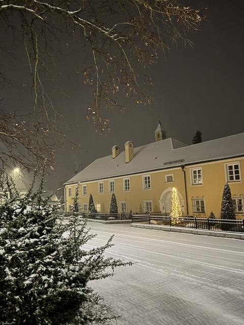 So idyllisch schön präsentiert sich die Gemeinde Nordendorf in der Voweihnachtszeit | Foto: Gemeinde Nordendorf