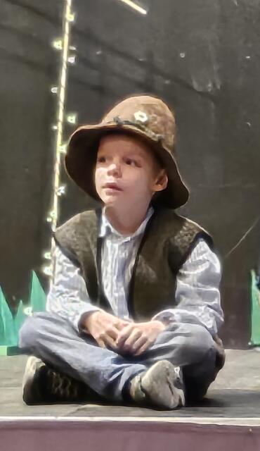 Ein staunender Hirte