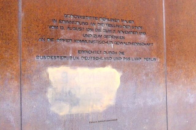 Die Gedenkstätte Berliner Mauer erinnert an die Teilung der Stadt vom 13.08.1961 bis zum 09.11.1989 und an die Opfer kommunistischer Gewaltherrschaft.