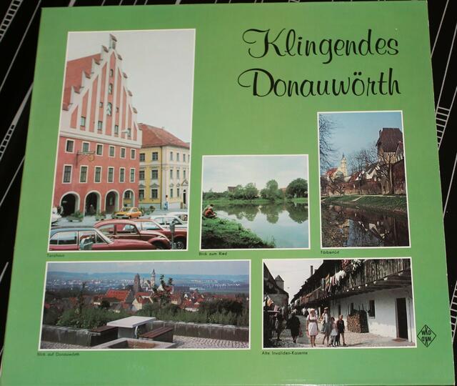 "Klingendes Donauwörth" - diese Langspielplatte ist nur einer von vielen Titel, der im Tonstudio von Walter Klaus, (Elektrofachgeschaft in der Donauwörther Reichsstraße), aufgenmmen und produziert wurde. 