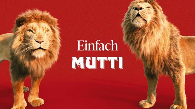 Ikonische Mutti-Löwen feiern ihr animiertes Marken-Debüt.  | Foto: © Mutti S.p.A/TRD Pressedienst