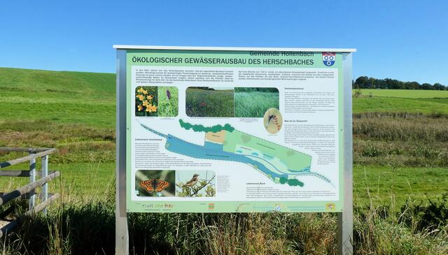 Infotafel am Herschbach | Foto: Dr. Hubert Raab