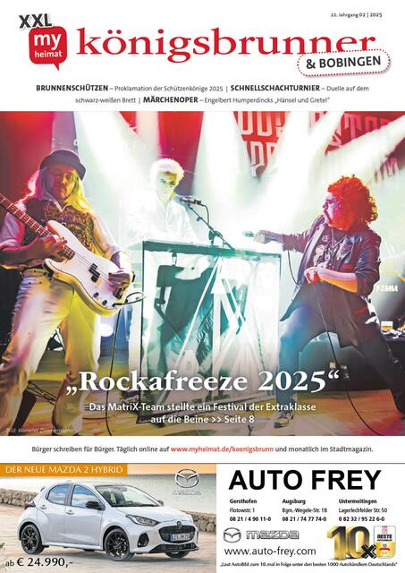Den „königsbrunner“ 02/2025 hier als E-Paper lesen