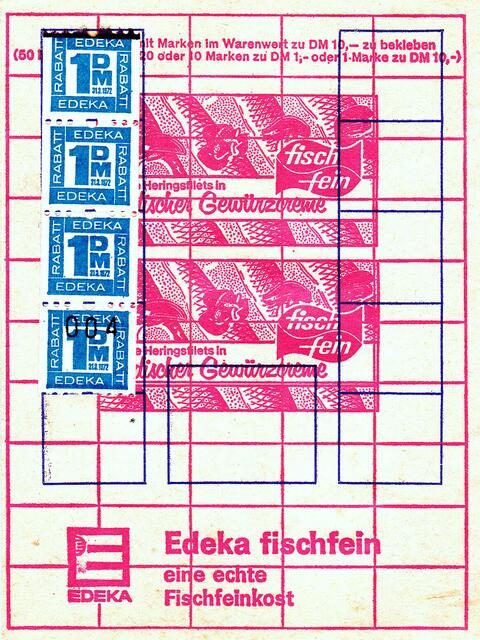 EDEKA gab es schon zur Zeit der Rabattmarken. Die Supermarktkette existiert noch immer und statt der Rabattmarken gibt es die Payback-Karte.