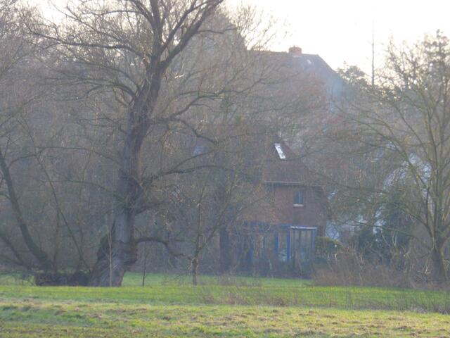 Blick auf unser Haus vom Wanderweg