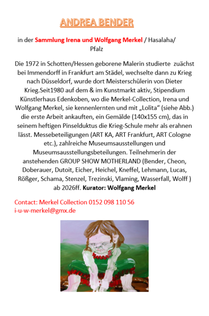 Andrea Bender 
SLG Irena und Wolfgang Merkel | Foto: Fotoarchiv Merkel und Merkel, Bronco54