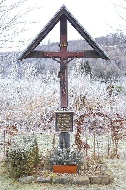 das Wegekreuz an der VIA ROMEA GERMANICA