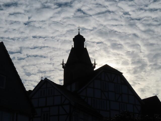 Der letzte Blick auf die ev. "Kilians-Kirche", bevor es endgültig nach Hause ging. | Foto: M. A.