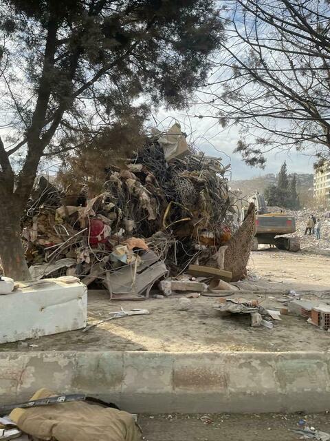 Zerstörung nach den Erdbeben  | Foto: LandsAid. e. V. 