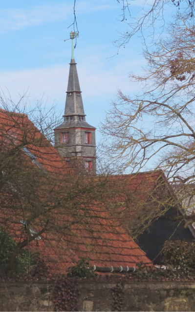 Blick zum "Rathausturm". Das Foto habe ich vom "Alten Friedhof" aus gemacht. | Foto: M. A.