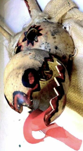 Kürbismaske aus Nordserbien