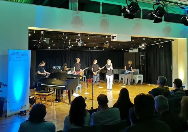 Rockband "Noise Attack" bei der Bandnight | Foto: Städtische Sing- und Musikschule Schrobenhausen