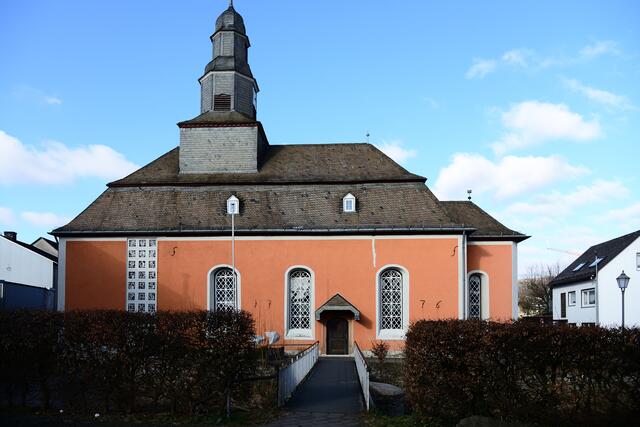 Auch ganz in der Nähe: die evangelische Kirche.