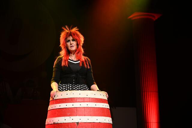 Christine Ohnesorg bedauerte als "Frau Grantlhuber" die (vorübergehende) Trennung von ihrem Mann.