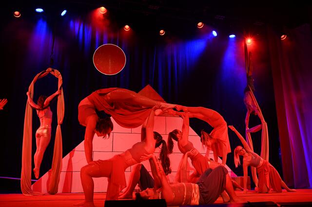 Ein echter Augenschmaus war auch in diesem Jahr der Auftritt der Gruppe "Christallica". Diesmal versetzten sie die Zuschauer in das alte Ägypten.