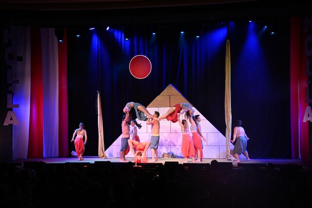 Ein echter Augenschmaus war auch in diesem Jahr der Auftritt der Gruppe "Christallica". Diesmal versetzten sie die Zuschauer in das alte Ägypten.