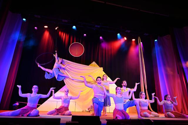 Ein echter Augenschmaus war auch in diesem Jahr der Auftritt der Gruppe "Christallica". Diesmal versetzten sie die Zuschauer in das alte Ägypten.