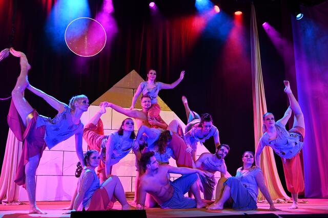 Ein echter Augenschmaus war auch in diesem Jahr der Auftritt der Gruppe "Christallica". Diesmal versetzten sie die Zuschauer in das alte Ägypten.