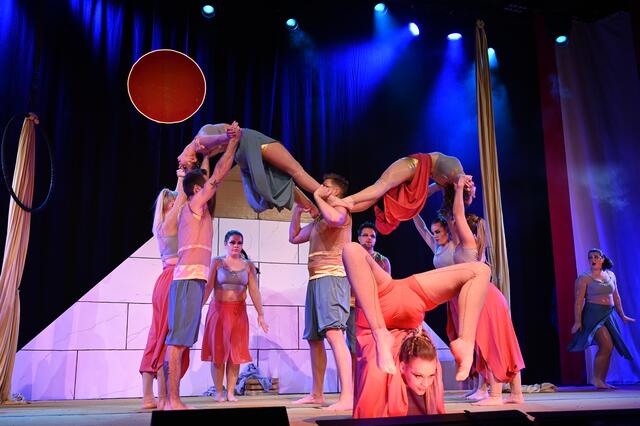 Ein echter Augenschmaus war auch in diesem Jahr der Auftritt der Gruppe "Christallica". Diesmal versetzten sie die Zuschauer in das alte Ägypten.