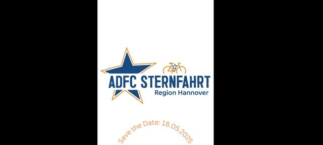 Save the date - merk Dir den Termin! ADFC-⭐️-Sternfahrt 2025 Region Hannover. | Foto: ADFC Region Hannover e.V.