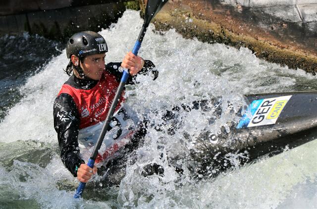Noah Hegge holte sich die Bronzemedaille auf der Insel La Reúnion | Foto: Marianne Stenglein