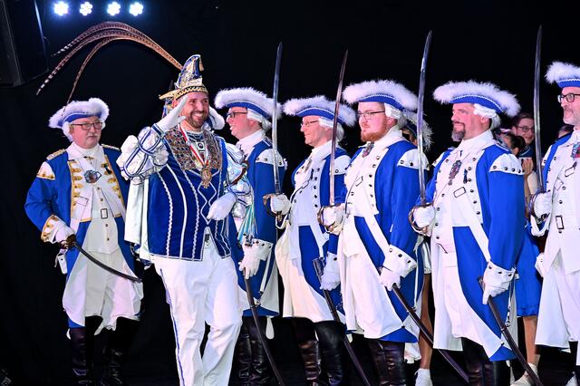 Abschreiten der Funkengarde