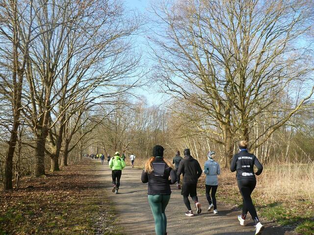 10,8 km: Das Wetter ist optimal.
