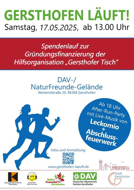 Gersthofen läuft! am 17. Mai 2025 | Foto: Lukas Binder - Gersthofen läuft!