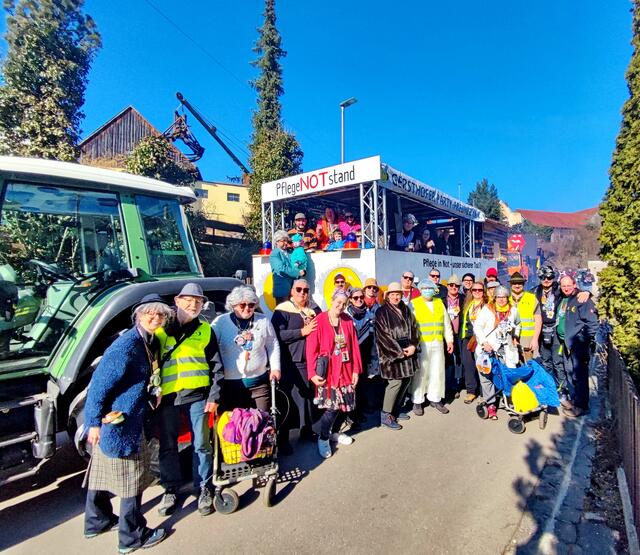 Finale beim Umzug in Gablingen am 4. März 2025 | Foto: Gersthofer Party-Freunde n.e.V.