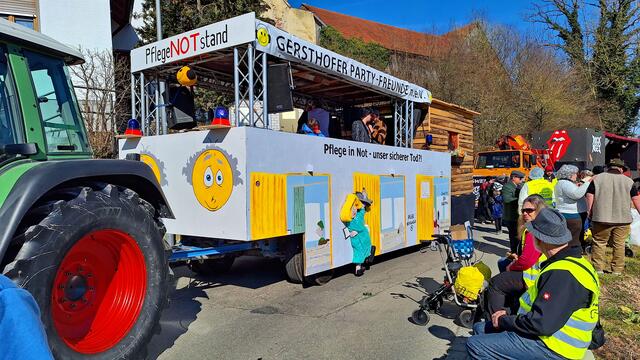 Finale beim Umzug in Gablingen am 4. März 2025 | Foto: Gersthofer Party-Freunde n.e.V.
