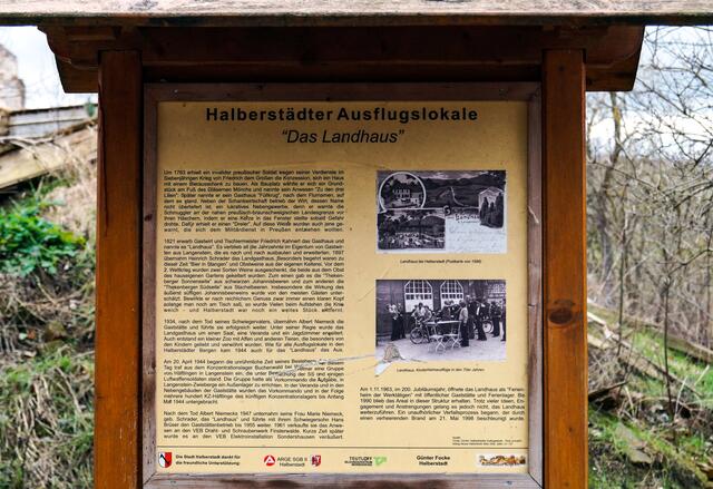 Informationstafel Landhaus