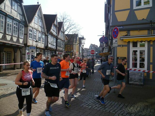 10 km: Die Straßen vom alten Celle.
