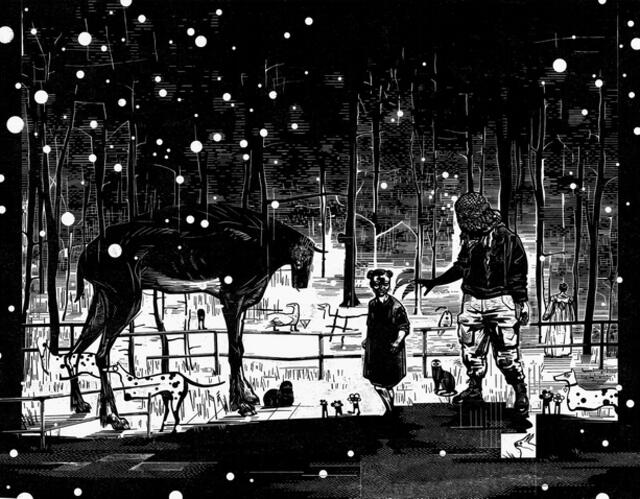 "Irrläufer"
Bartholomäische Apokalypse, Woodcut
Merkel Collection | Foto: Merkel und Merkel, FotoArchiv