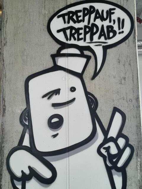 Moin Hamburg (Foto: Katja Woidtke)

Treppauf, treppab zur phantastischen Aussicht vom "Grünen Bunker" - Kunst von Rebelzer | Foto: Katja Woidtke