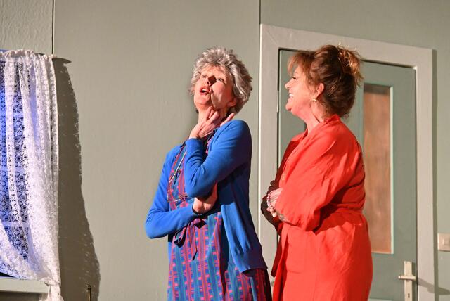 Szenenfotos von der Premiere des neuen Stückes "Hausfreunde".