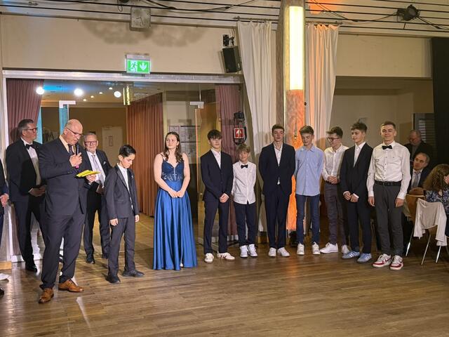 Laudatio beim Ball des Sports für die TCW U15 Mannschaft