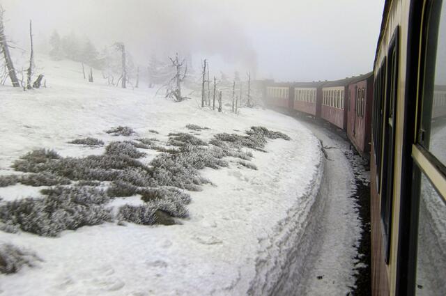 auf der Fahrt zum Brocken