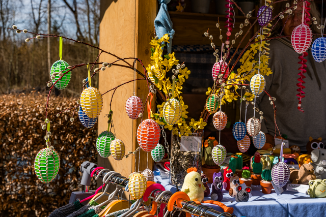 Ostermarkt 2025 im Aichacher Sisi-Schloss in Unterwittelsbach | Foto: FSeventfoto